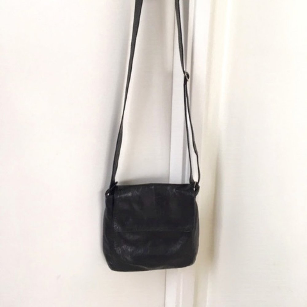 Rugby North American Soft Black Leather purse